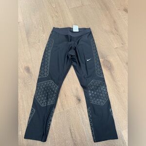 Nike Black Leggings with Geometric Design